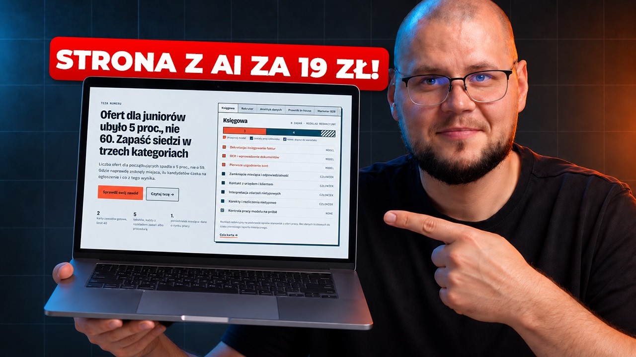 AI kupiło mi domenę i postawiło stronę. Fajny trik? Tak, ale dopiero gdy ogarnąłem cały system